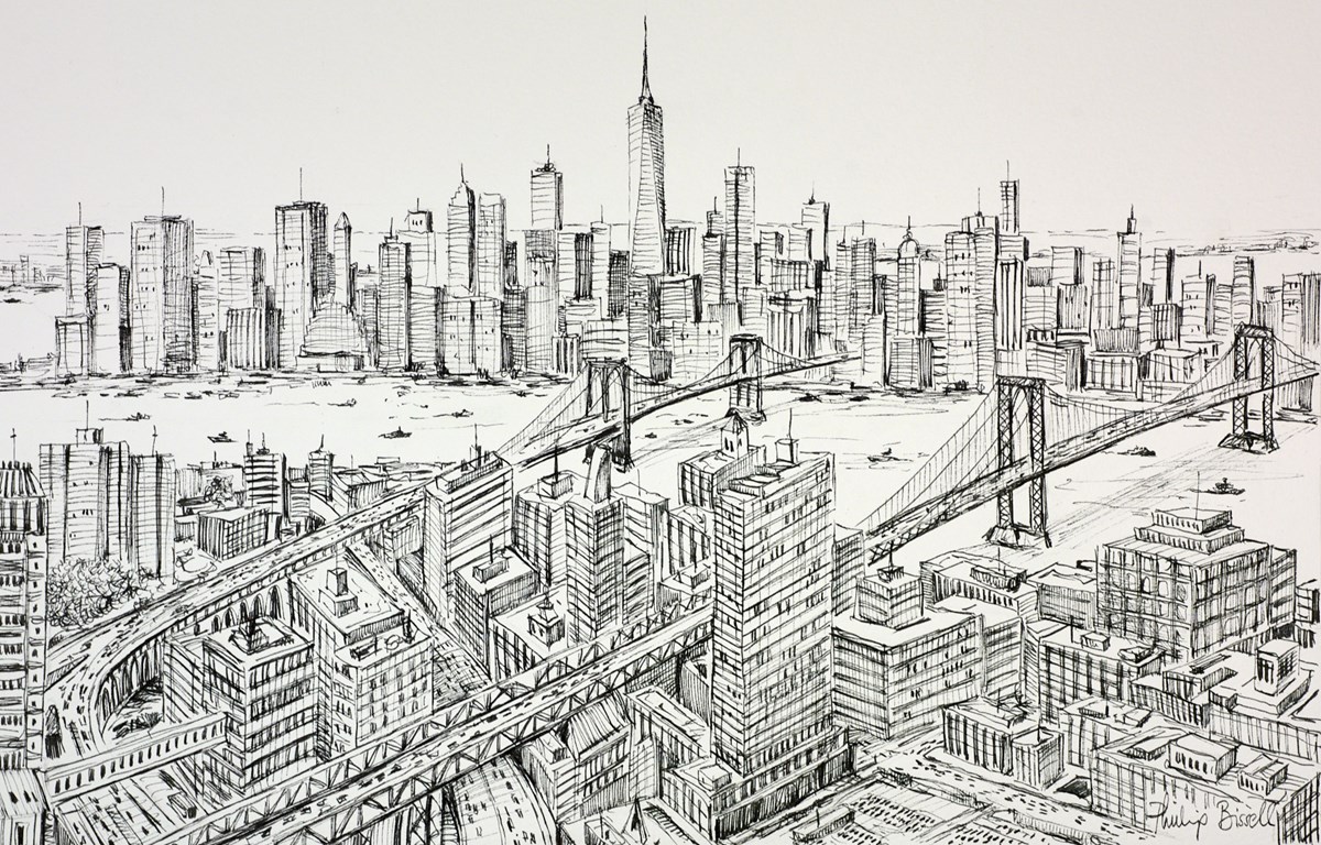 New York Skyline (sketch)